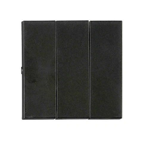 Rocker S 55 for switch 3-gang, black