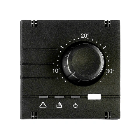 Analog thermsotat - top part, heating, black