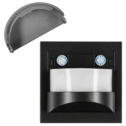 Motion Detector - top part, 180°, 8m, 3-wire, Master, black_3
