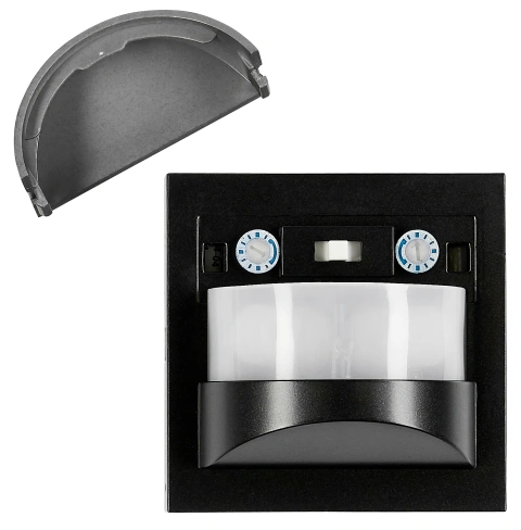 Motion Detector-top part  (I/Auto/0), 180°, 8m, Master,black_3