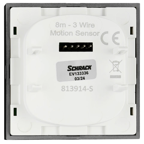 Motion Detector - top part, 180°, 8m, 3-wire, Slave, black_1