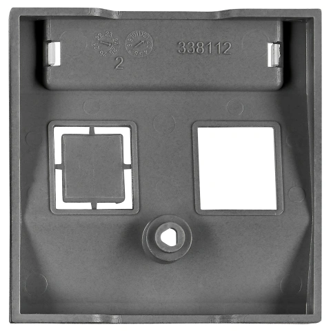 Cover for 1*RJ45 Toolless Line jack, black_1