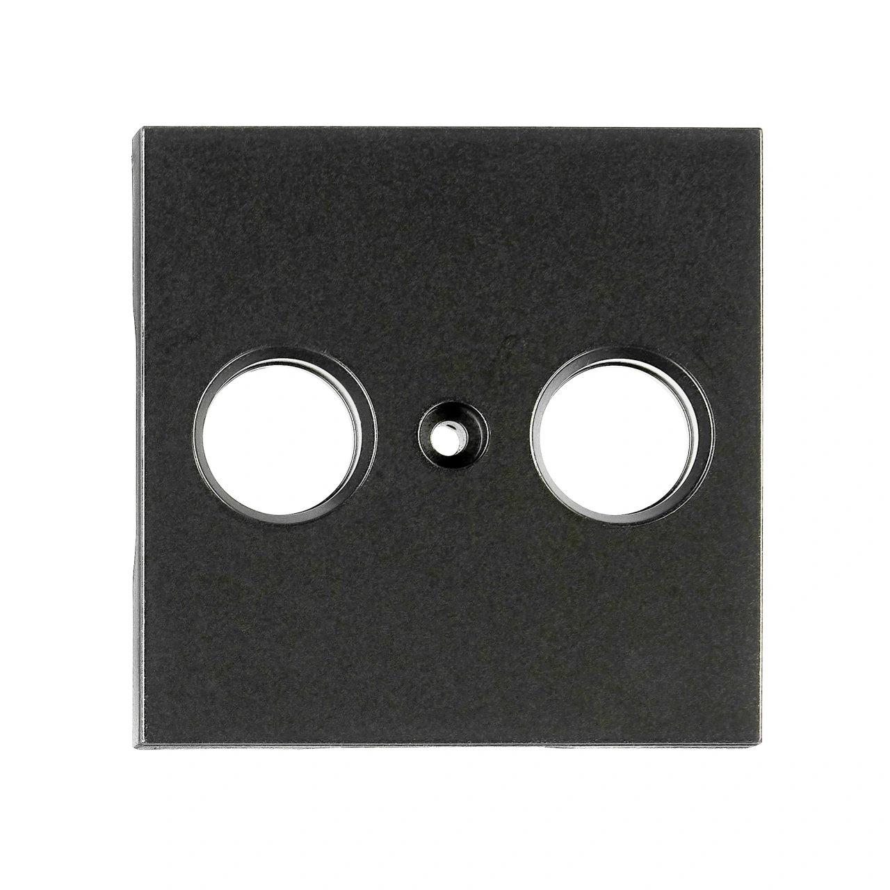 TV cover for HSBK, antenna box, 2-hole, black