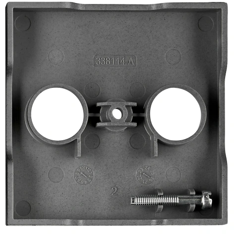 TV cover for HSBK, antenna box, 2-hole, black_1