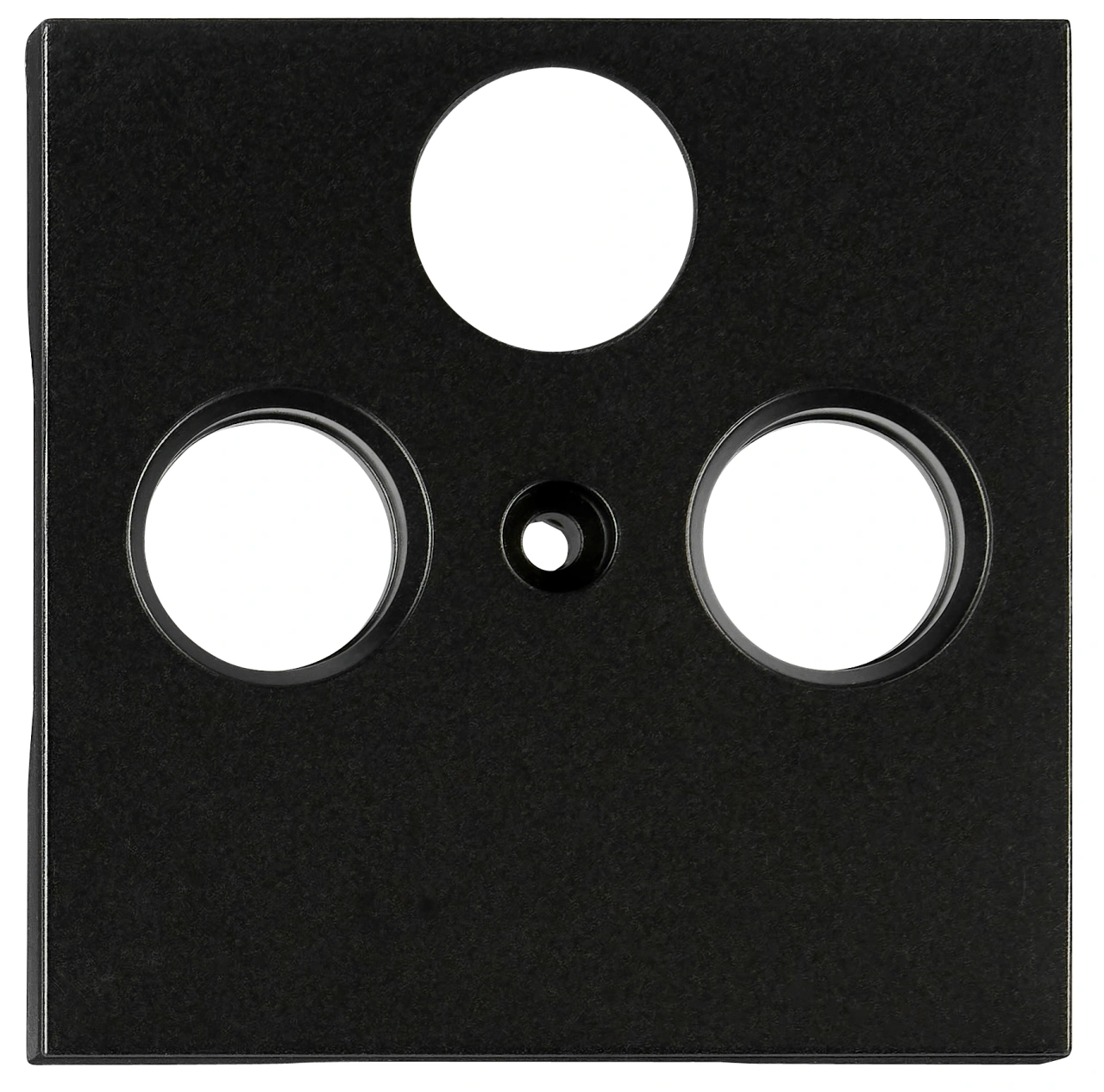 TV cover for HSBK, antenna box, 3-hole, black