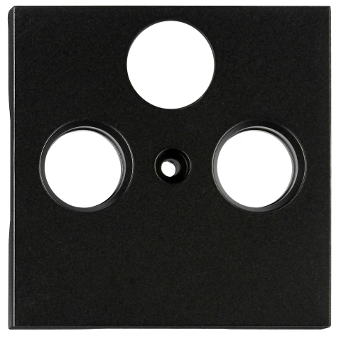 TV cover for HSBK, antenna box, 3-hole, black
