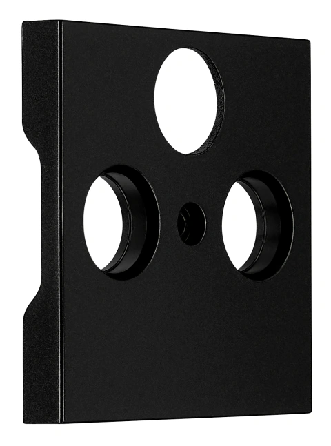 TV cover for HSBK, antenna box, 3-hole, black_2
