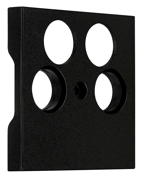 TV cover for HSBK, antenna box, 4-hole, black_2
