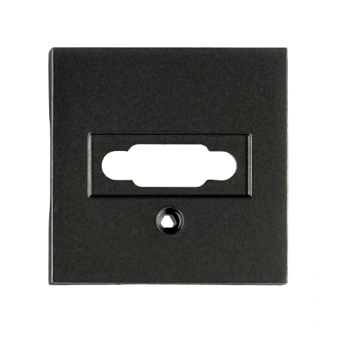 VGA connector cover, black