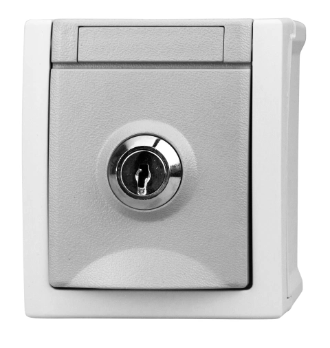 Socket outlet, lockable 09 (same closures), VISIO IP54