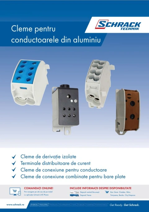 Cleme pentru conductoarele din aluminiu