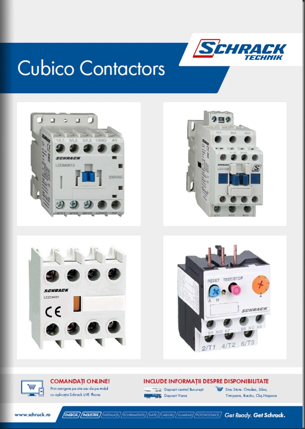 Contactoare gama CUBICO (RO)