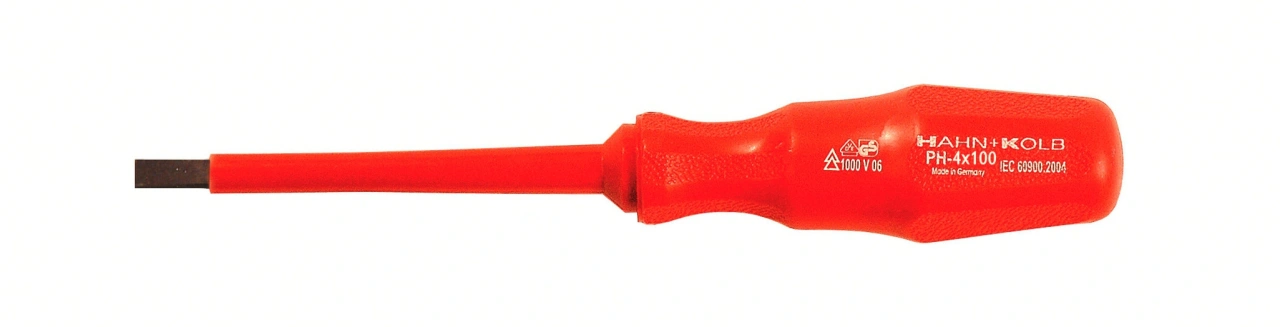 Şurubelniţă plată VDE 4x100mm, izolat
