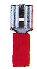 Papuc auto izolat mama 6,3 roşu, 0,25-1mm²