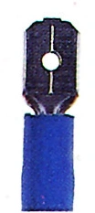 Papuc auto izolat tata 6,3 albastru, 1,5-2,5mm²
