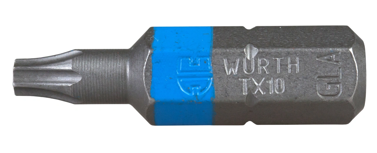 Bit 1/4" Torx TX10 albastra 26mm