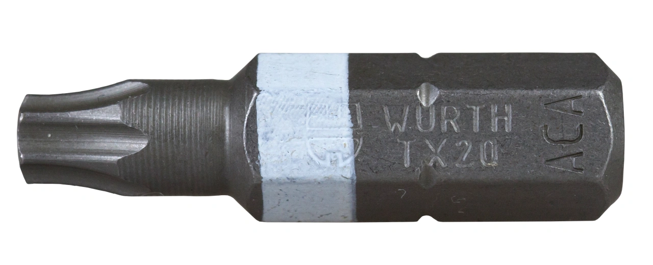 Bit 1/4" Torx TX20 alb 26mm