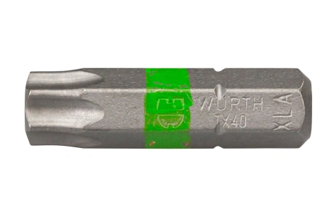 Bit 1/4" Torx TX40 verde 26mm
