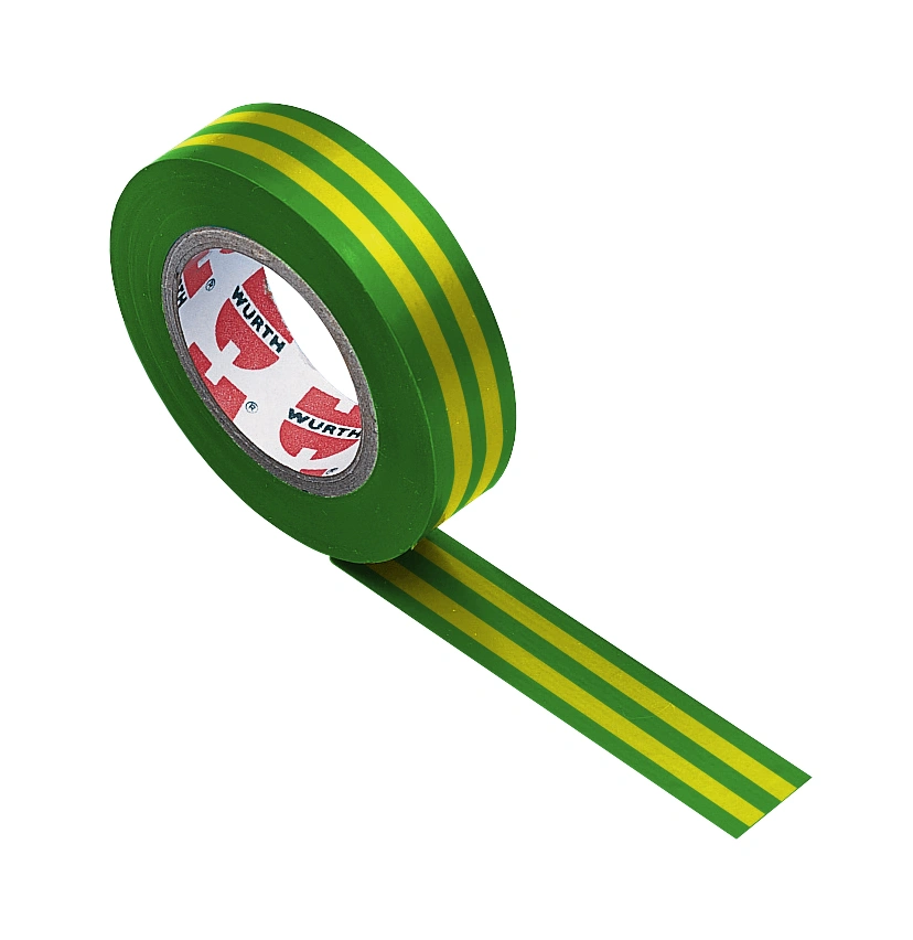 Bandă izolatoare 15mmx10m, galben/verde