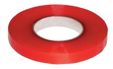 Bandă dublu adezivă termorezistentă, roşu, 50m x 19mm