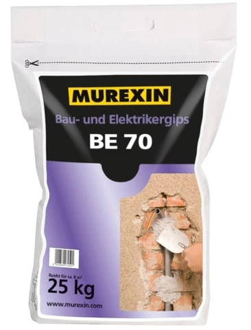 Building and electrician's gypsum BE 70 25 kg