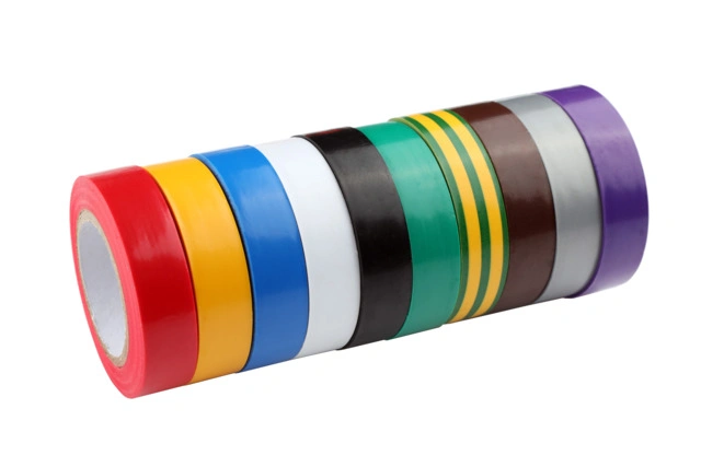 Insulating tape, 10-coloures, 15mm x 10m