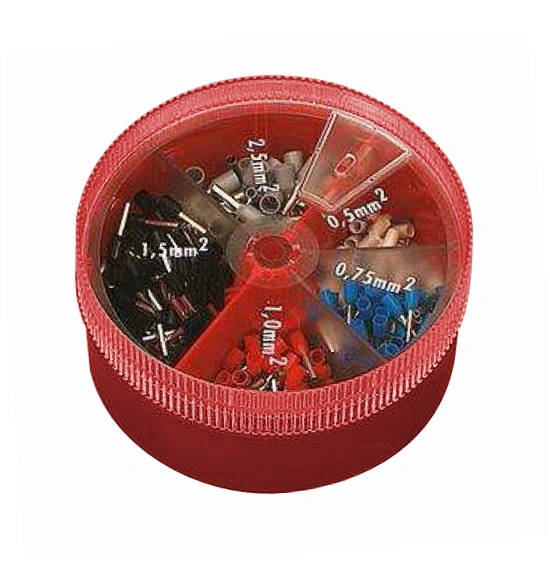 Wire ferrule Sortiment, 0.5-0.75-1-1.5-2.5qmm