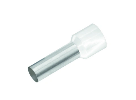Wire ferrule isolated, 0,5mm², L1=10mm, white