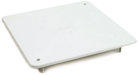 Capac doză 80x80 mm, alb