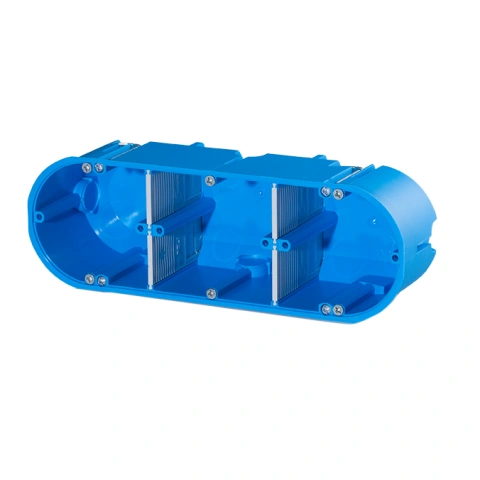 Doză de aparat pentru perete gips carton, triplă