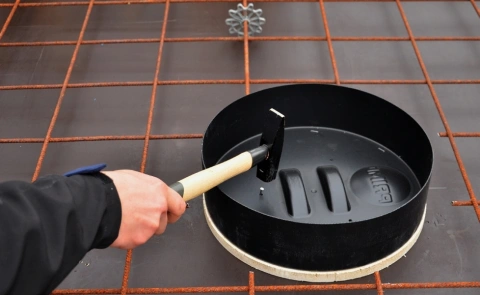 Doză mare Ø 306mm cu placa de 15mm din fibră minerală_3