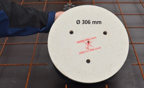 Placă de fibră minerală de schimb Ø 306mm_1
