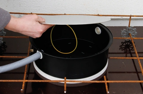 Compact socket Ø 306mm, with 15mm mineral fiberboard_3