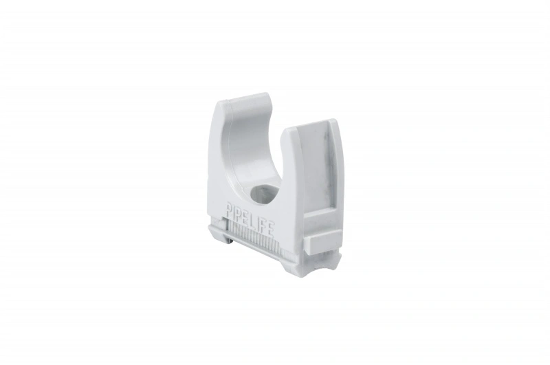 Clemă plastic pt.tub M25, fără halogen, gri, 100buc