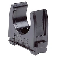 Clemă plastic pt.tub M63mm, fără halogen, negru, 25buc