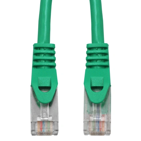 Patchcablu Cat.5e ecranat RJ45 verde 5m_1