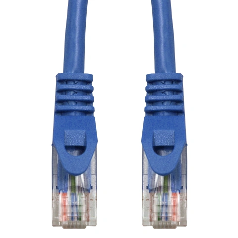 Patchcablu Cat.5e neecranat RJ45 albastru 0,5m_1