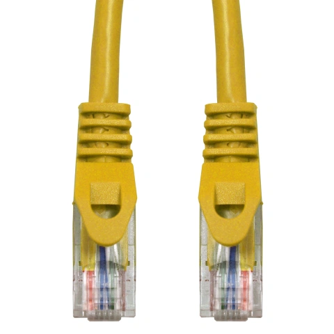 Patchcablu Cat.5e neecranat RJ45 galben 3m_1