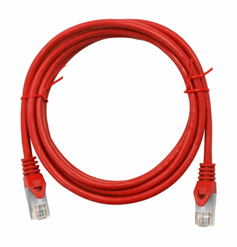 Patchcablu Cat.6 ecranat RJ45 rosu 3m