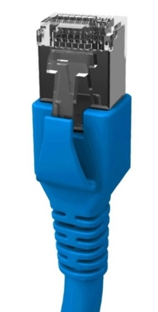 Patchcablu Cat.6a/10GB ecranat RJ45,LS0H,albastru 10m_2