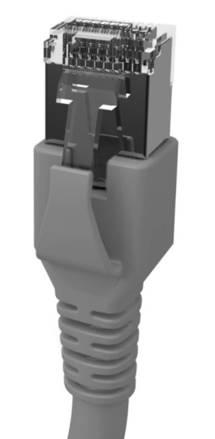 Patchcablu Cat.6a/10GB ecranat RJ45,LS0H,gri 7m_2