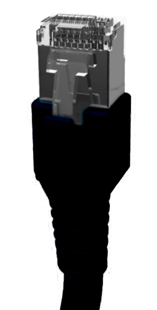 Patchcablu Cat.6a/10GB ecranat RJ45,LS0H,negru 7m_2
