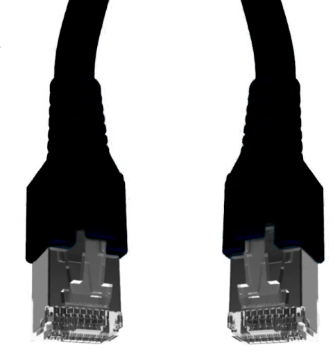Patchcablu Cat.6a/10GB ecranat RJ45,LS0H,negru 10m_1