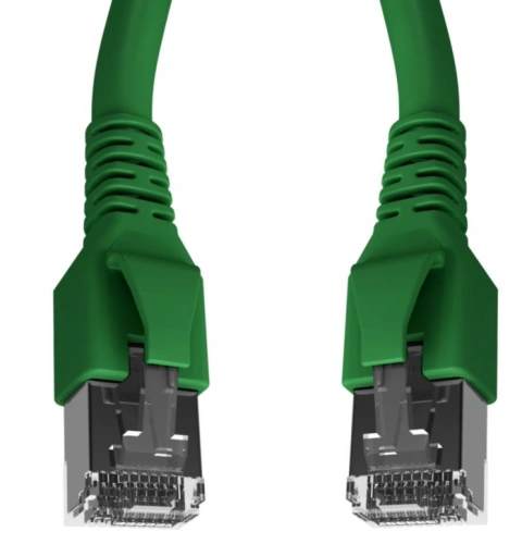 Patchcablu Cat.6a/10GB ecranat RJ45,LS0H,verde 7m_1