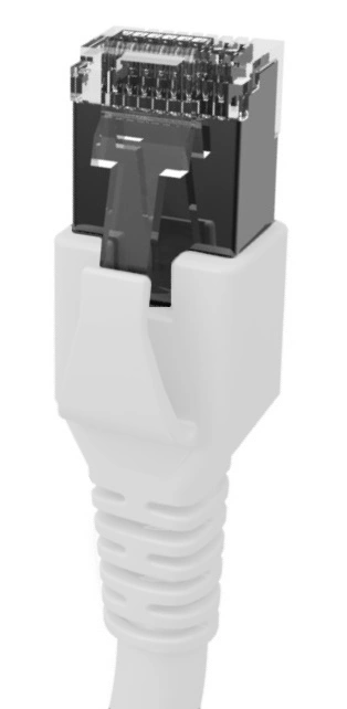 Patchcablu Cat.6a/10GB ecranat RJ45,LS0H,alb 3m_2