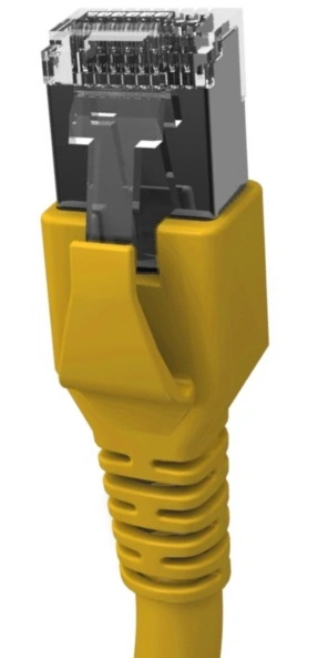 Patchcablu Cat.6a/10GB ecranat RJ45,LS0H,galben 10m_2