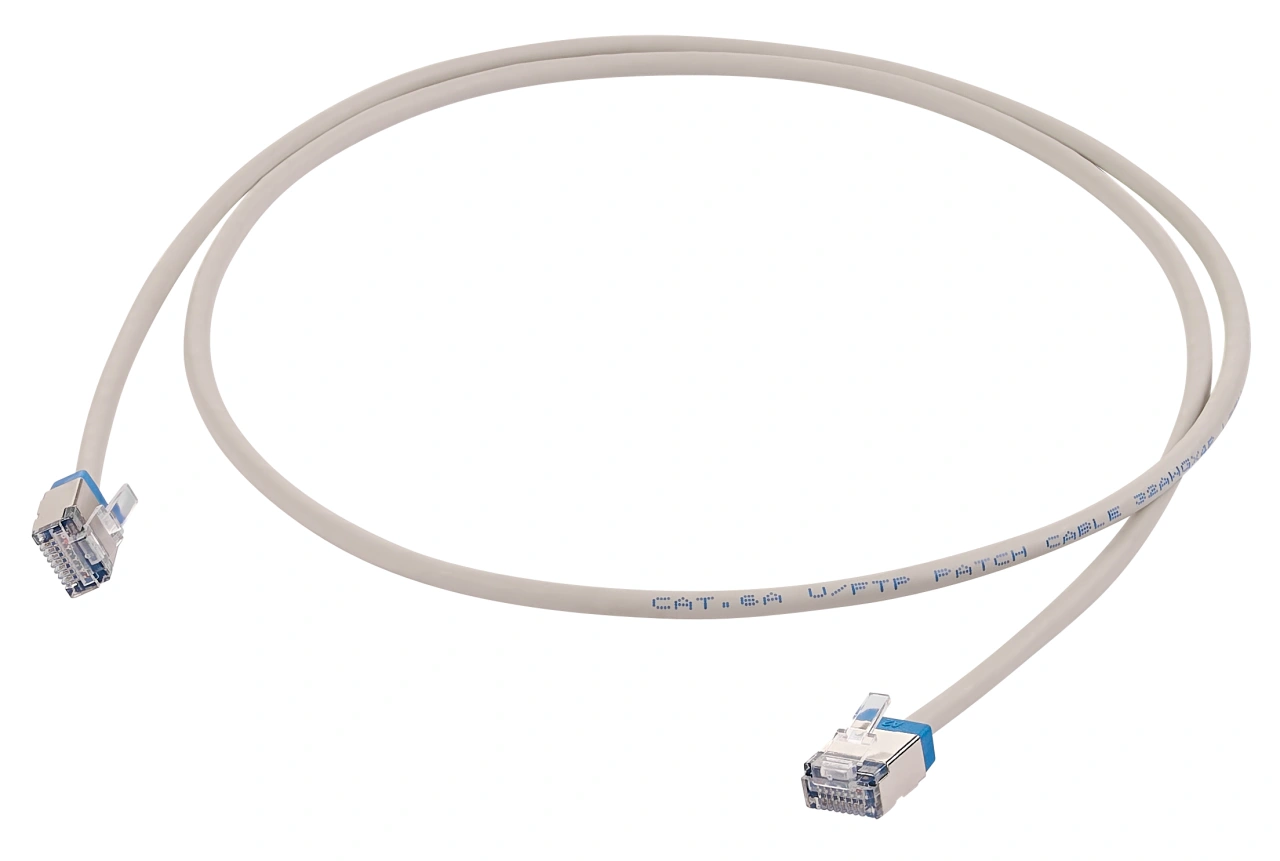Patchcord SLIM Rotund U/FTP Cat.6a, AWG32, LS0H, gri, 2m