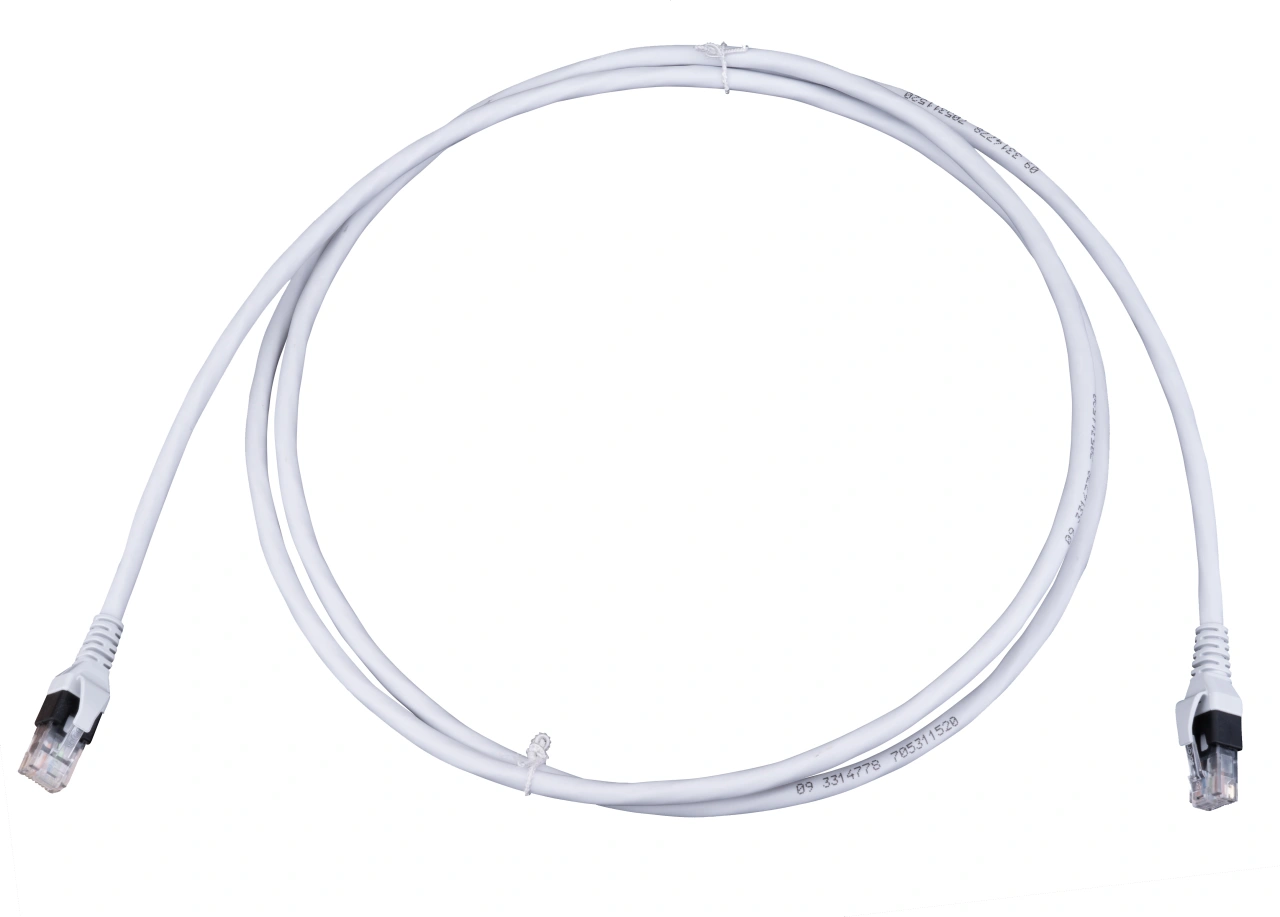 Patchcablu neecranat C6a RJ45U 10 GB, LS0H, gri, 3m