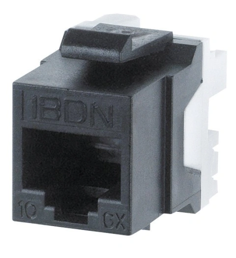Modul Cat.6A IBDN-LINE RJ45 UTP 10GB negru