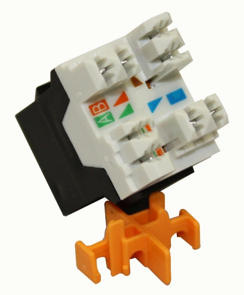 Modul Cat.6A IBDN-LINE RJ45 UTP 10GB negru_1